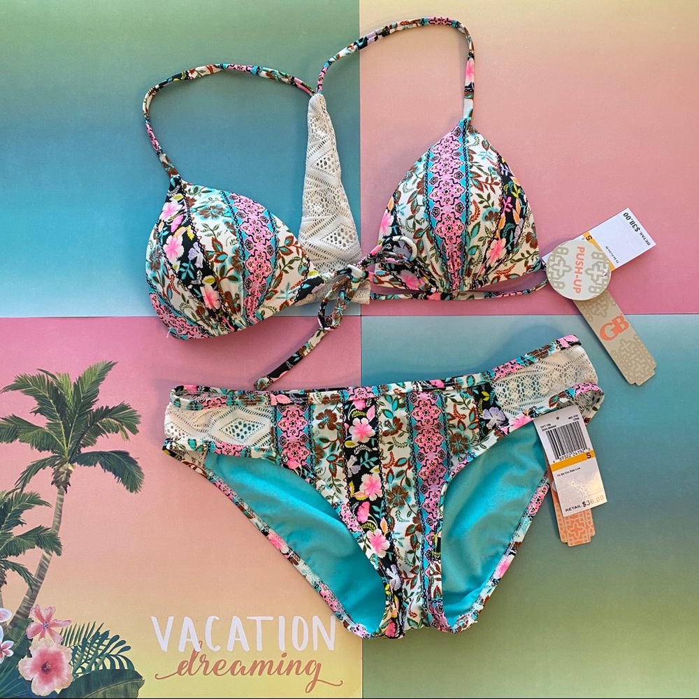 Gianni Bini Floral Bikini Set